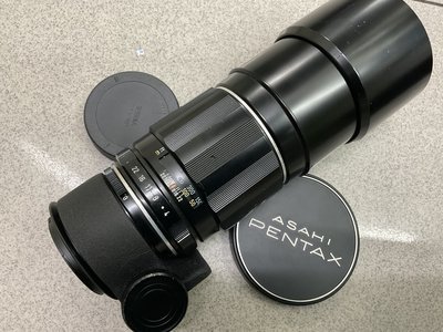 [保固一年] [高雄明豐] PENTAX super-takumar 300mm f4 +轉接環 Canon EOS卡口