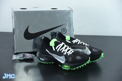 Off-White x Nike Air Zoom Tempo NEXT% 黑綠 馬拉松 慢跑鞋 CV0697-001