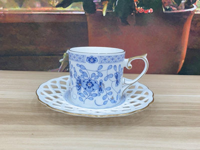 日本進口Narumi鳴海米蘭骨瓷咖啡杯碟套裝紅茶杯下午茶杯碟