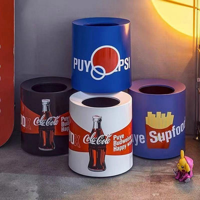 多功能 用 垃圾桶北歐可樂垃圾桶大號大容量雙層用客廳臥室衛生間創意紙簍