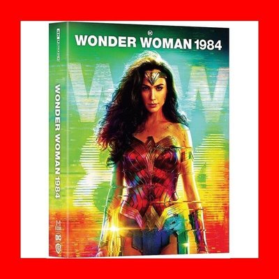 【4K UHD】神力女超人1984：4K+3D+2D三碟全紙盒限量鐵盒版(台灣繁中)Wonder Woman