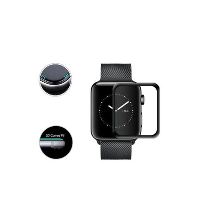 【曲面全膠鋼化】Apple Watch Series 4代 / 40mm 44mm 手錶 滿版 鋼化 強化玻璃保護貼