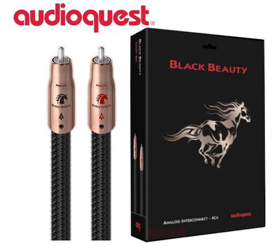 鈞釩音響~ 美國名線 Audioquest Black Beauty黑美人RCA-RCA訊號線