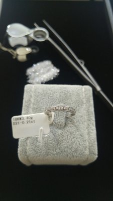 俐格鑽石珠寶批發 18K白金 鑽石戒指 線戒 婚戒指鑽戒台女戒 款號TR355 特價15,900 另售GIA鑽石裸鑽