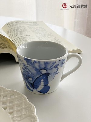 免運-安木良品 外貿出口 法式中古老貨陶瓷意式濃縮小咖啡杯下午茶杯子-元渡雜貨鋪