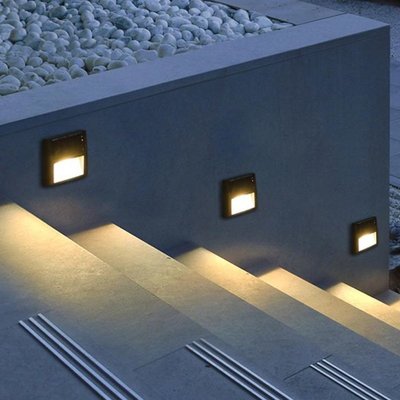 太陽能燈戶外防水 LED 花園燈, 用於別墅院子通道燈 Terrace Guardrail Step-~特價