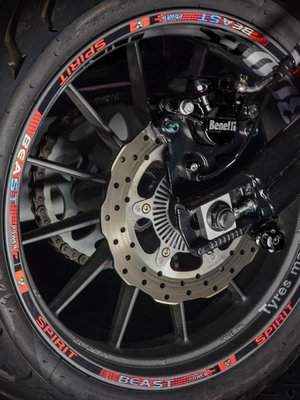 Ninja400車輪貼改裝適用SUZUKI鈴木摩托車輪轂貼紙電動車N1S輪胎鋼圈貼