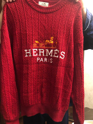 愛馬仕Hermes中古正品毛衣，很好看，貼身有點扎，什么面料