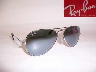 光寶眼鏡城(台南)Ray-Ban太陽眼鏡*RB3025/w3277,超酷銀框水銀鏡面*旭日公司貨