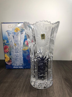 日本石冢硝子花瓶aderia crystal水晶花瓶。 日本