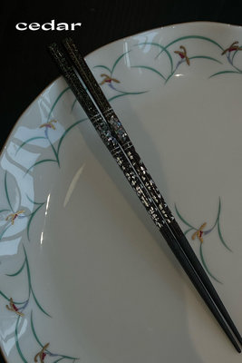 sunlife日本進口高檔貝母木筷子日式尖頭筷子情侶情人節送禮筷子