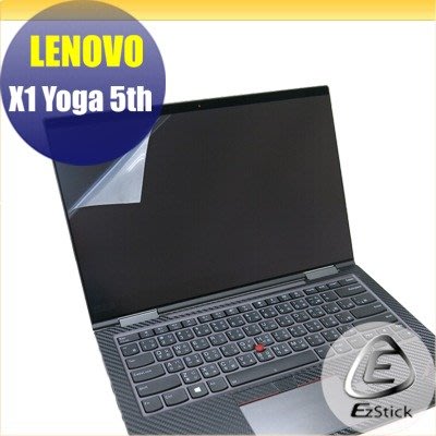【Ezstick】Lenovo X1 Yoga 5th 特殊規格 靜電式筆電LCD液晶螢幕貼 (可選鏡面或霧面)