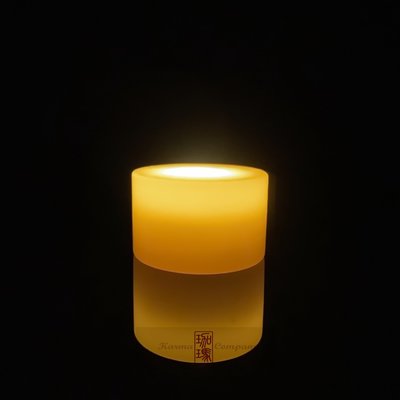 珈瑪-6小時LED蠟燭燈-小型*1粒(USB充電附電源線)-淡橘色LED純蠟蠟燭防水電子蠟燭燈 供佛小蠟燭燈 充電式蠟燭