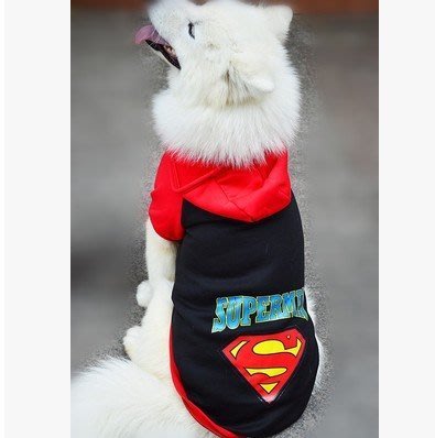 狗狗衣服 狗衣服秋冬裝 中大型犬寵物超人服裝毛小孩