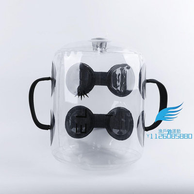 健身負重水袋 透明球形健身水袋 注水能量包 啞鈴加厚PVC軟體舉重器【漁戶外運動】