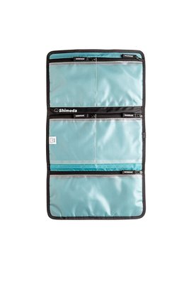 〔520-203〕Shimoda 3 Panel Wrap (3摺)平面配件收納包 拉鍊密封口袋 收納袋-包 配件袋