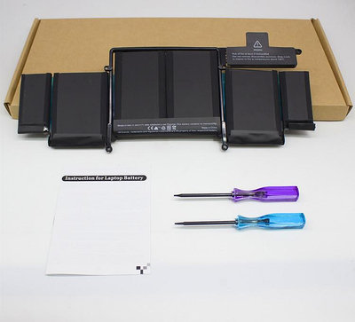 批發 批發 現貨筆記本電腦電池A1493適應于MacBook  Pro 13" A1502 2013-2014年
