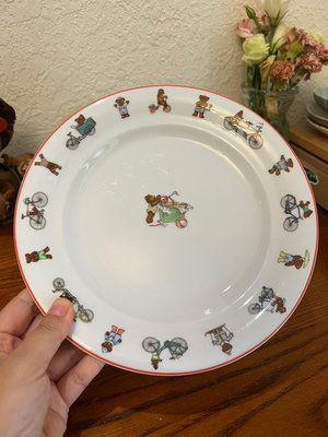 日本回流，中古瓷器，皇家哥本哈根，小熊，賞盤，餐盤，甜品盤，
