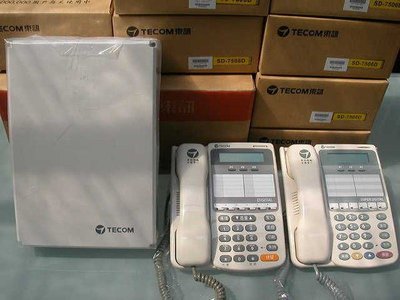 電話總機銷售安裝服務...東訊DX-616A..SD-616A+4台新款東訊6鍵顯示型話機SD-7706E