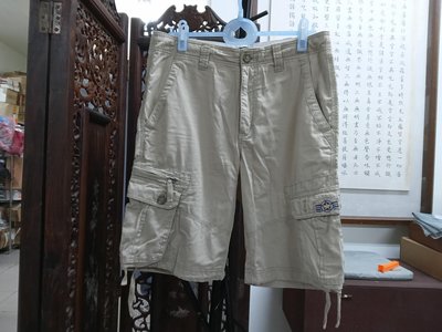 (二手衣物)美國品牌JEEP抽繩休閒短褲(29)(B866)