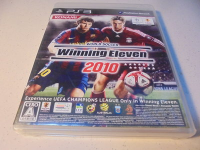 PS3 世界足球競賽2010 Winning Eleven 2010 英文版 直購價400元 桃園《蝦米小鋪》