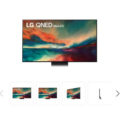 家電專家(上晟)LG樂金 QNED miniLED4K AI 語音物聯網86QNED86SRA(可壁掛)另有{LG}OLED65G3PSA