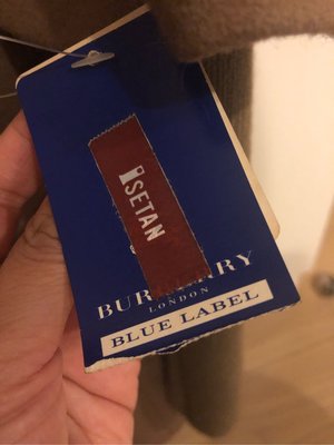 Blue label Burberry斗篷風衣型外套