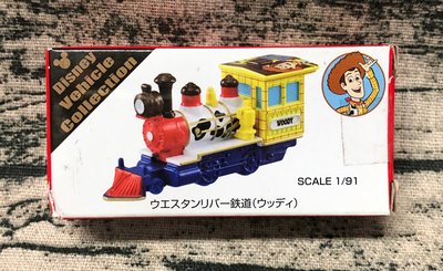 《GTS》免運中 TOMICA 東京迪士尼樂園限定 小車胡迪西部火車