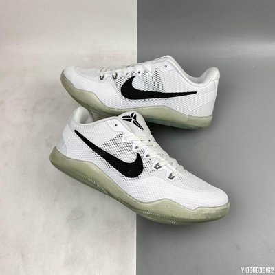 【明朝運動館】NIKE Kobe XI Elite Low 9 836184-100男 低筒 籃球時尚潮流休閒鞋 白底黑勾蕓耐吉 愛迪達