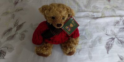Harrods 哈洛氏～經典聖誕年度熊2005 Nicholas-小隻10吋-全新，有吊牌