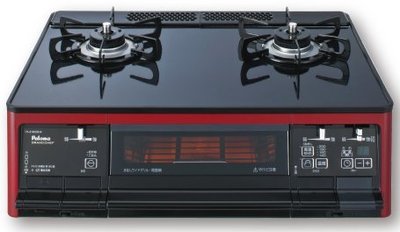 【DSC廚衛】日本原裝Paloma台爐式雙口瓦斯爐附雙面烤箱 琺瑯台面爐連烤 -經銷各廠牌瓦斯器具