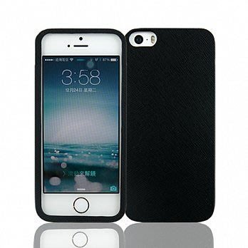 【3C共和國】Lilycoco iPhone 5 5S SE 直插式 時尚 皮套 黑色 現貨 安心亞