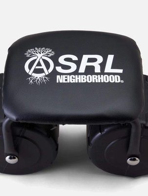 現貨熱銷-大牌潮款NEIGHBORHOOD SRL/PS-CART 輪胎可移動花園椅滾輪椅子小矮凳園藝