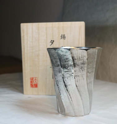 OSAKA SUZUKI~大阪錫器~tmi~深山~桐木盒包裝~200ml~錫製品~日本製造~錫杯~超商取貨免運~