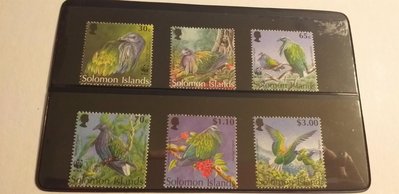 Solomon Islands 1993WWF鴿子郵票6全，特價140元。