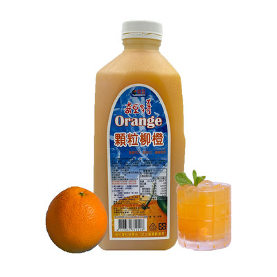 顆粒柳橙汁-奇豆喜多 濃縮果汁 顆粒柳橙濃糖果漿 2.4kg/罐-期限：2024/11/12-良鎂咖啡精品館