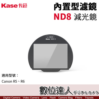 【數位達人】Kase 卡色 ND8 減光鏡 Canon R5 R6 內置型濾鏡 內置濾鏡