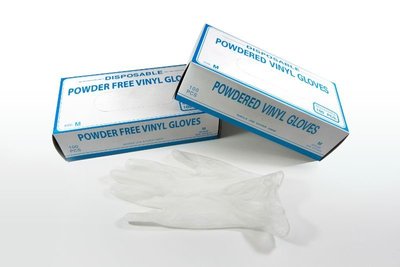 【莫瑞絲】PVC手套-(無粉) 檢驗手套、 非乳膠手套、 塑膠手套，特價:1盒80元
