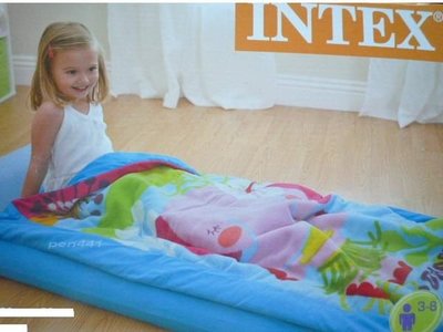 玩樂生活 美國INTEX66802兒童充氣床露營飯店居家臨時加床休閒床睡袋野營氣墊床附修補片和收納袋