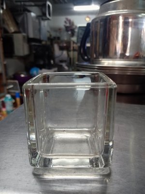 四方玻璃杯 蠟燭杯 點心杯子 水果 造型