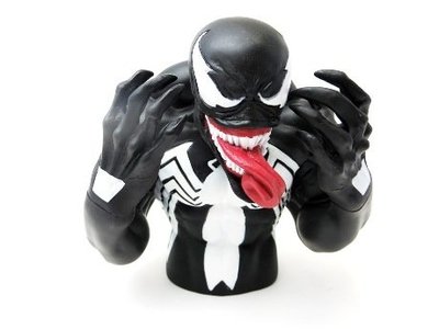 (I LOVE 樂多) 日本進口 MARVEL Venom 猛毒 毒蜘蛛 蜘蛛人 半身公仔 存錢筒