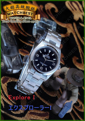 大銘腕錶 二手極新品 勞力士 ROLEX 探險家一號 114270 黑面 36MM RX103430