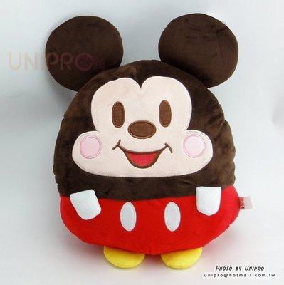 【UNIPRO】迪士尼 米奇 Mickey 絨毛抱枕 玩偶 靠枕 38公分 娃娃 禮物