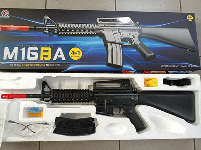 小羅玩具批發-玩具槍 BB槍 軟彈槍 水彈槍 M16 衝鋒槍 空氣槍 M16BA