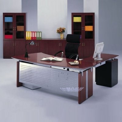 【〜101辦公世界〜】ED-285主管桌、高級木製辦公桌…新竹以北免運費