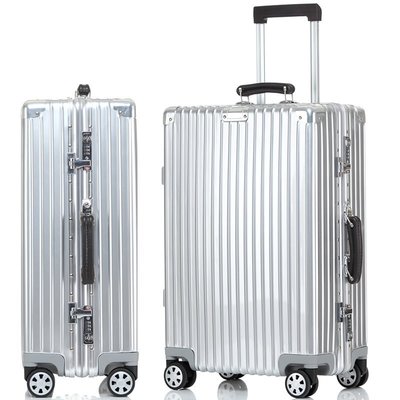 《HelloMiss》豪華 復古款 鋁框 硬殼 磨砂 登機箱 20吋 旅行箱 行李箱 出國 旅遊 經典款 拉桿箱