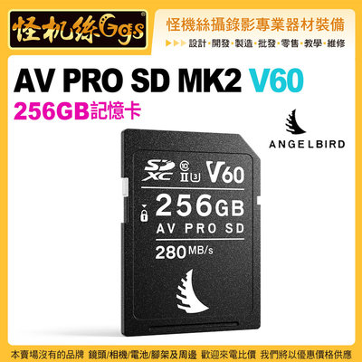 現貨怪機絲Angelbird天使鳥AV PRO SD MK2 V60記憶卡256GB攝錄影PANASONIC LUMIX