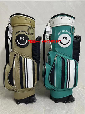 高爾夫球袋PX*Golf高爾夫球包便捷式PU防水球桿袋PG拖輪球包拉桿衣物包