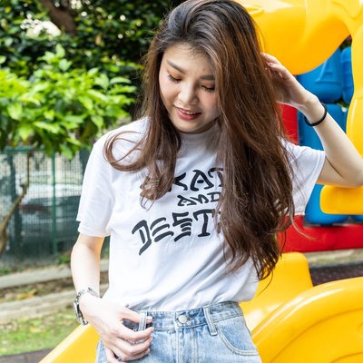 THRASHER SKATE AND DESTROY TEE 短T 白【A-KAY0】【110103WHIT】