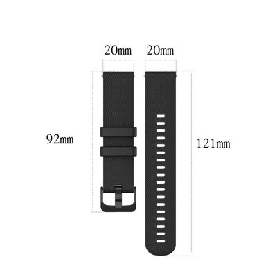 三星Samsung Galaxy Watch Active 2 44/40mm錶帶硅膠小格紋運動